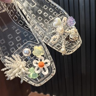 Thời Trang Pha Lê Giày Trang Trí Hạt Cao Cấp Hoa Ngọc Trai Nơ Kim Sa Lấp Lánh Giày Quyến Rũ Bộ DIY Có Thể Tháo Rời Giày Phụ Kiện 1 Bộ