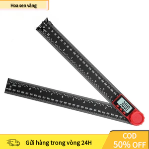 【24H】Thước Đo Góc Kỹ Thuật Số 2 Trong 1 200mm/300mm Có Màn Hình LCD – Dụng Cụ Làm Gỗ Gập Gọn Tiện Dụng