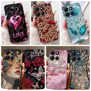 Dành Cho Motorola Moto G86 G56 5G / Motorola G66j G66y G86 Vỏ Điện Thoại Điện Thoại Sang Trọng Bướm In Hình Hoa Vỏ Mềm