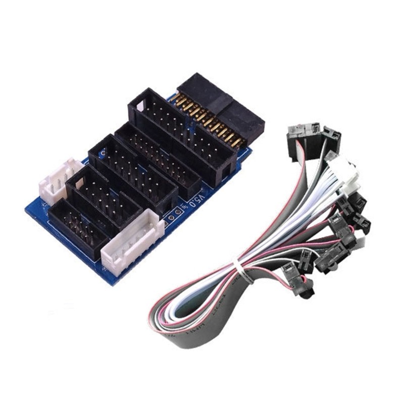 [3C] Bảng chuyển đổi JTAG sang SWD tốc độ cao để lập trình vi điều khiển JTAG V 8 V 9 với 7 cáp truyền tín hiệu