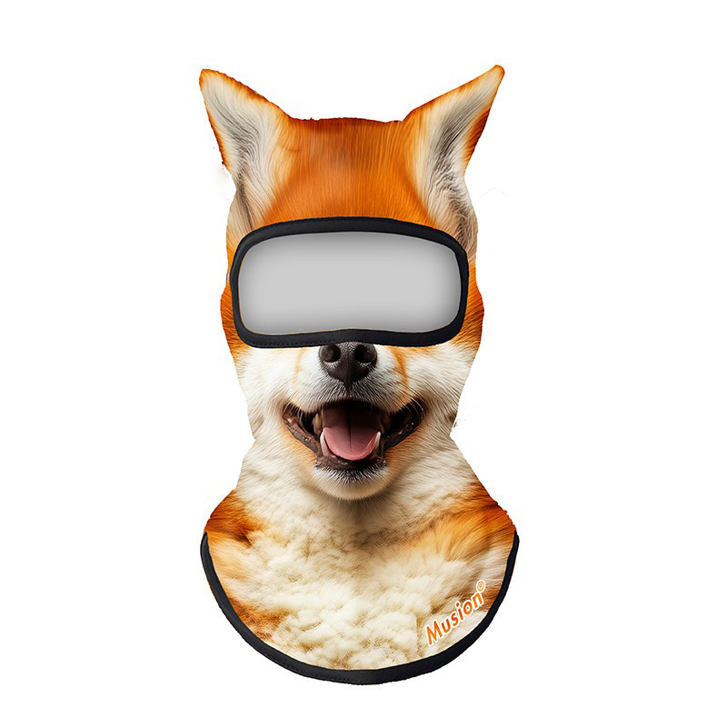 Musion 3D Động Vật Balaclava Mặt nạ Có Tai Cho Lễ Hội Âm Nhạc Raves Trượt Tuyết Tiệc Halloween Hoạt Động Ngoài Trời
