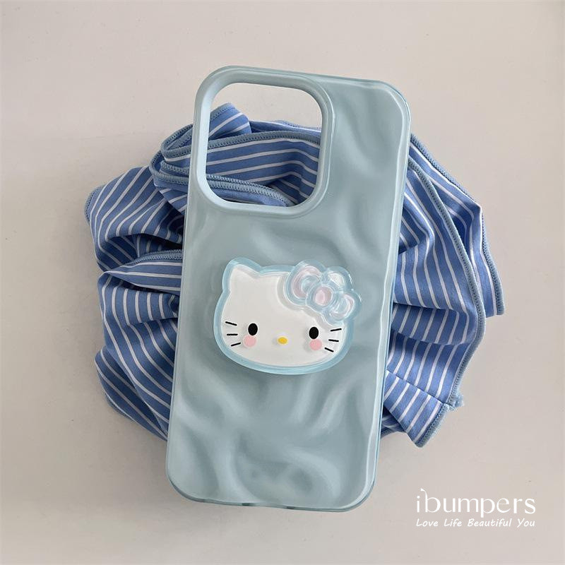 ibumpers Ốp Lưng iPhone Dễ Thương 3D Nơ Tươi Ngọt Ngào Xếp Ly Kết Cấu Mềm Ốp Lưng Điện Thoại iPhone 16 15 14 13 11 12 Pro Max 14 15 Plus