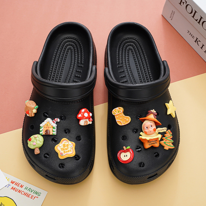 Thích hợp cho Crocs Bubble Mart Giày Lỗ Hoa Phụ Kiện Giày Bánh Quy Dễ Thương Giày Ngôi Sao Người Giày Hoa Cao Cấp Lỗ Hoa Khóa Giày Busch Khóa Giày Zhibixing Khóa Giày Có Thể Tháo Rời Khóa Giày ins Giày Hoa