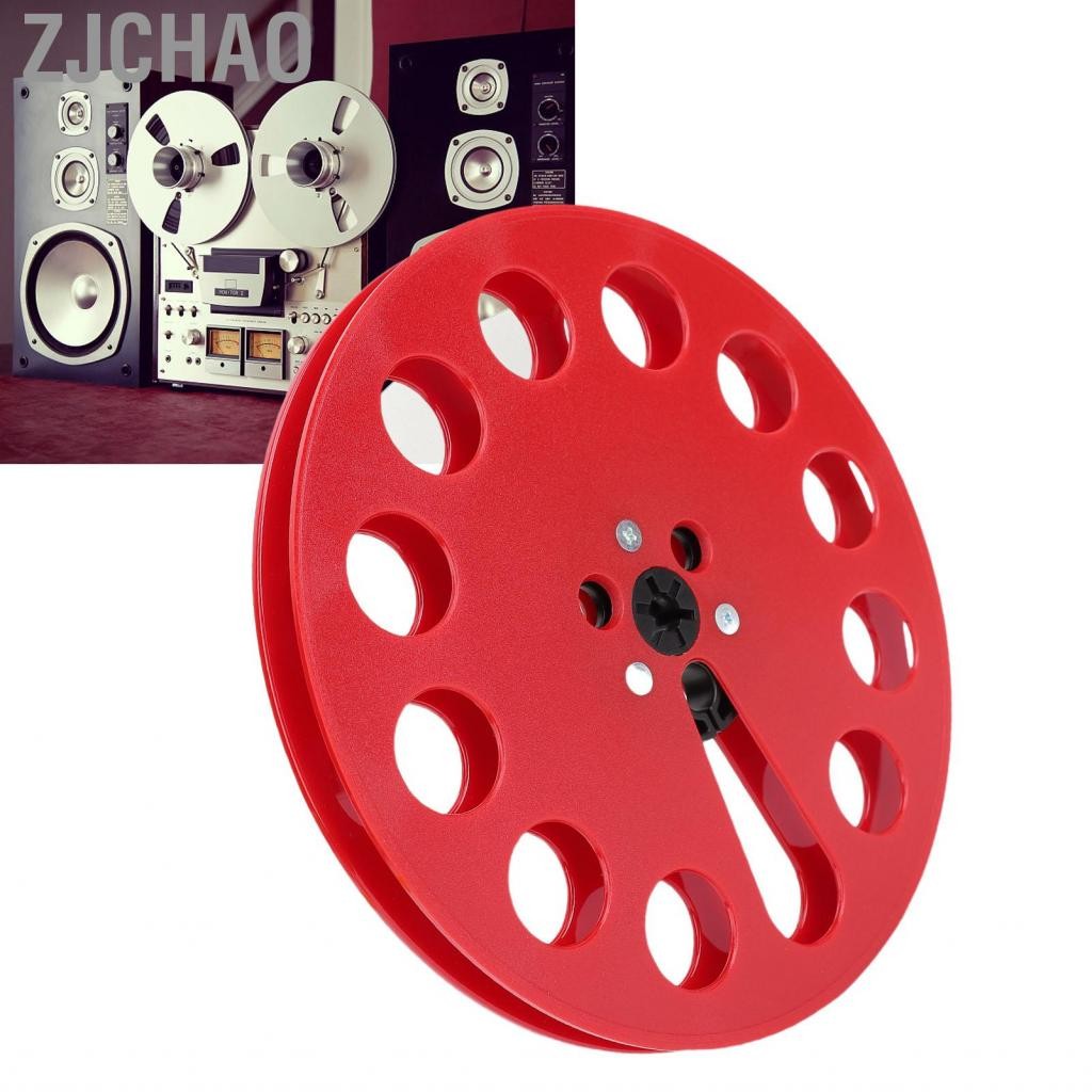 Zjchao 1/4 7 inch Takeup Reel Thay thế cho Revox để băng máy phát điện cổ điển trống rỗng với 12 lỗ