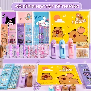 Quà Tặng Học Tập Dễ Thương Cho Bé - Set Bút Chì, Tẩy Chì Mẫu Cute, Đồ Dùng Khai Giảng