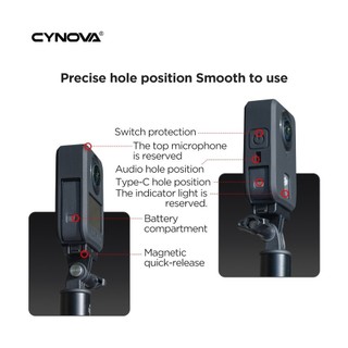 Dành cho vỏ bảo vệ silicon thân xe DJI OSMO 360, vỏ bảo vệ an toàn, vỏ silicon chống trầy xước và chống rơi DJI 360, phụ kiện máy ảnh thể thao toàn cảnh