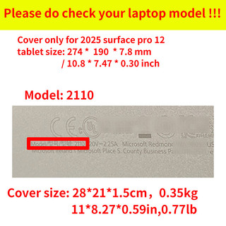Ốp Lưng Cho Microsoft Surface Pro 12 inch 2025 Portfolio Case Nhiều Góc Đứng Vỏ Tpu Tương Thích Với Loại Bao Bàn Phím