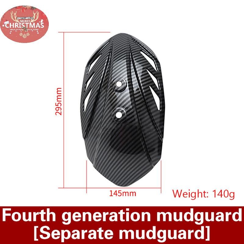 XUAN Xe Máy Chắn Bùn Kết Cấu Sợi Carbon Chắn Bùn Xe Điện Chắn Bùn Đa Năng Sợi Carbon VN
