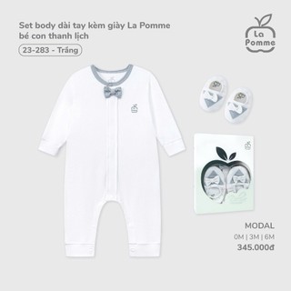 La pomme AW2025 BST Body dài tay La Pomme cho bé T8.4