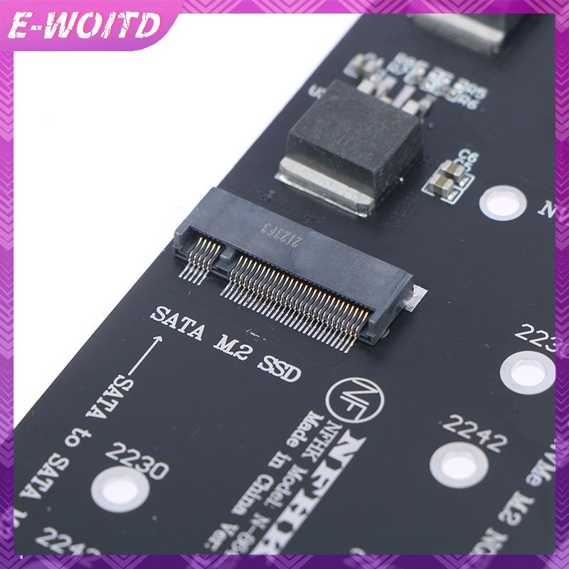 E-woitd 22Pin SATA M.2 SSD Adapter SFF-8643 sang NVMe M.2 NGFF SSD cho Mainboard HNVN
