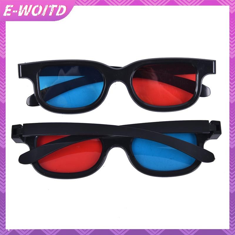 Khung kính 3D màu xanh đỏ E-WOITD cho trò chơi DVD phim Anaglyph chiều HNVN