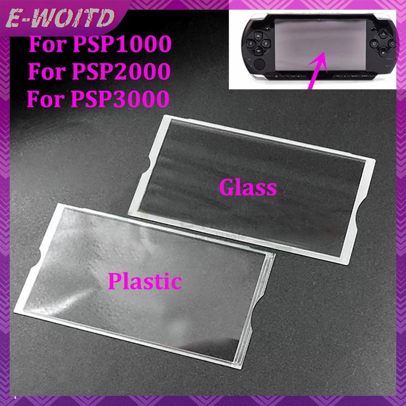 E-WOITD Cho PSP 1000 2000 3000 Màn Hình LCD Hiển Thị Kính Nhựa Gương Màn Hình Ống Kính Vỏ Trước Bảo Vệ Phụ Kiện Trò Chơi HNVN