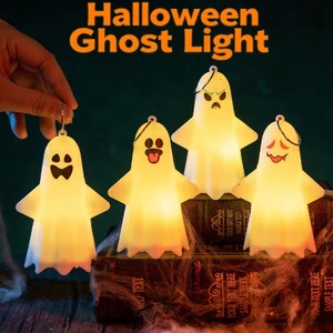 1 Con Ma Dễ Thương Ngộ nghĩnh Mặt Treo Đèn Ngủ Halloween Sân Trang Trí Tiệc