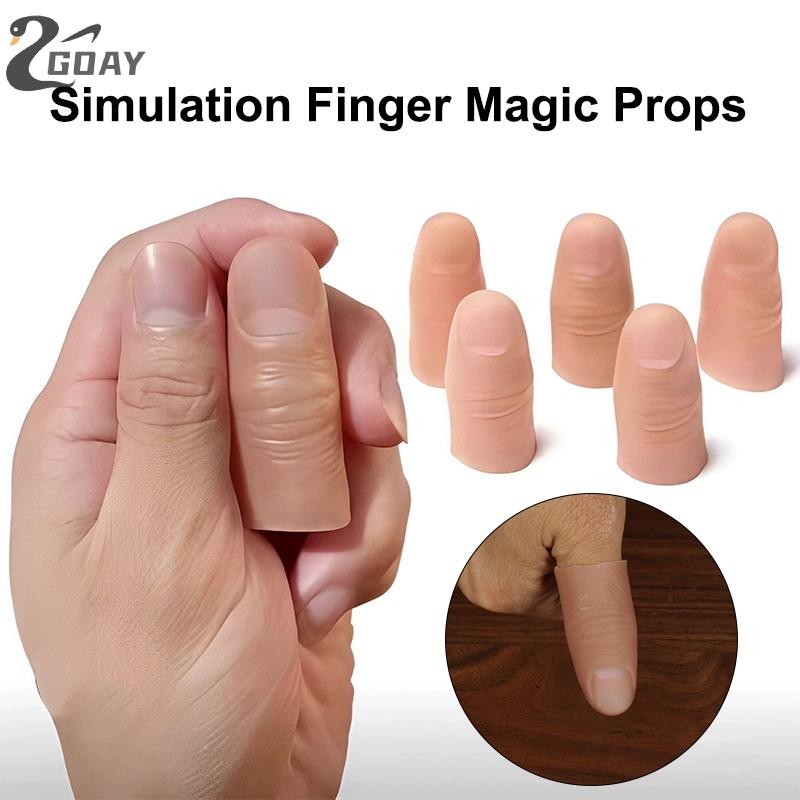 GOAY Chân Giả Giả Ngón Tay Mô Phỏng Cots Cắt Prosthes Biến Mất Găng Tay Silicon Để Chơi Đạo Cụ Tricky Prank VN