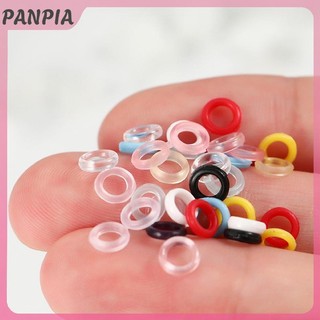 PANPIA-10 Chiếc Nhiều Màu Sắc Nhựa Vòng Bông Tai Dễ Thương Nhỏ Bông Tai Dành Cho Nữ Bé Gái Đơn Giản Đa Năng Khóa Tai Phụ Kiện Trang Sức Quà Tặng