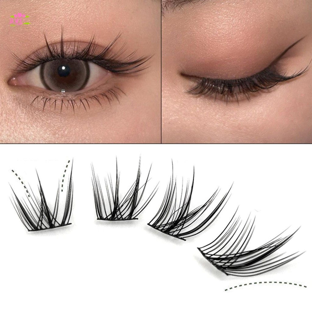 12-13mm Nối Mi Giả Người Phụ Nữ Sống Động Hàng Ngày Cụm Mi Đảm Bảo Vẻ Đẹp Lâu Dài