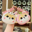 Dễ Thương Shiba Đồng Xu Móc Khóa Mèo Cặp Đôi Quà Tặng Ví Mini Tai Nghe Ốp Lưng Chìa Khóa