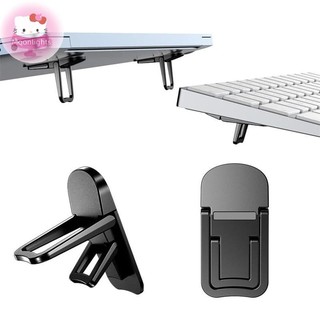 Moonlights 2 Chiếc Giá Đỡ Laptop Di Động Có Thể Gập Lại Nvisible Laptop Riser Giá Đỡ Cho Notebook Đứng Làm Mát Giá Đỡ EN