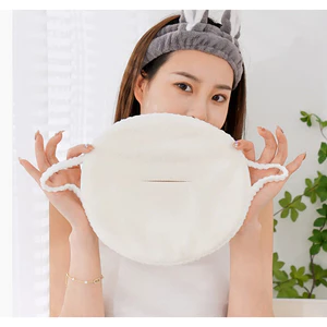 Mặt nạ xông hơi bằng cot-ton mềm mịn, chờm nóng, lạnh, ủ ấm, chăm sóc da mặt spa có thể tái sử dụng