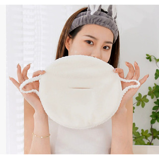 Mặt nạ xông hơi bằng cot-ton mềm mịn, chờm nóng, lạnh, ủ ấm, chăm sóc da mặt spa có thể tái sử dụng