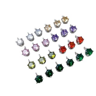 Trang sức handmade vàng mạ zircon trắng - mặt dây chuyền, vòng tay, bông tai