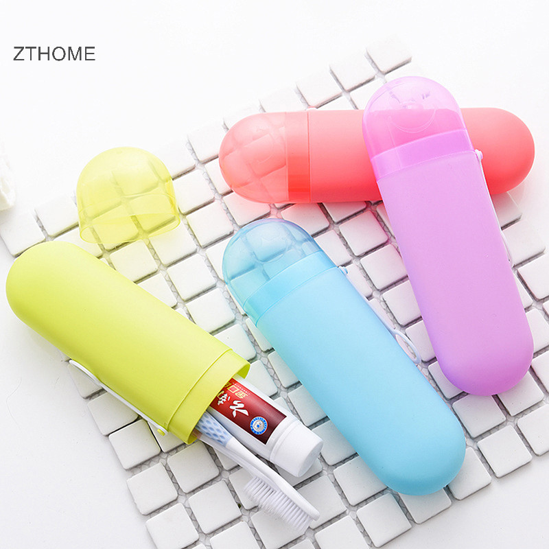 Zthome Di Động Du Lịch Kem Đánh Răng Giá Đỡ Bàn Chải Đánh Răng Phụ Kiện Phòng Tắm Hộ Gia Đình Bảo Quản Ngoài Trời Giá Đỡ Tổ Chức Cho Phòng Tắm HOT