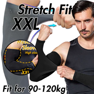 Xxl Fat Man Tay Tất Tay Tay Tay Plus Kích Thước Chống Nắng Mở Rộng Và Mở Rộng