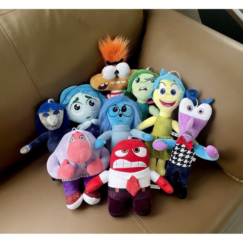 Rytanda Inside Out 2 Đồ Chơi Sang Trọng Vòng Chìa Khóa Mặt Dây Chuyền Gấu Bông Trong Ra Đồ Chơi Nhồi Bông Búp Bê Trang Trí Phòng Dễ Thương Cho Trẻ Em Quà Tặng Sinh Nhật Quà Tặng Giáng Sinh