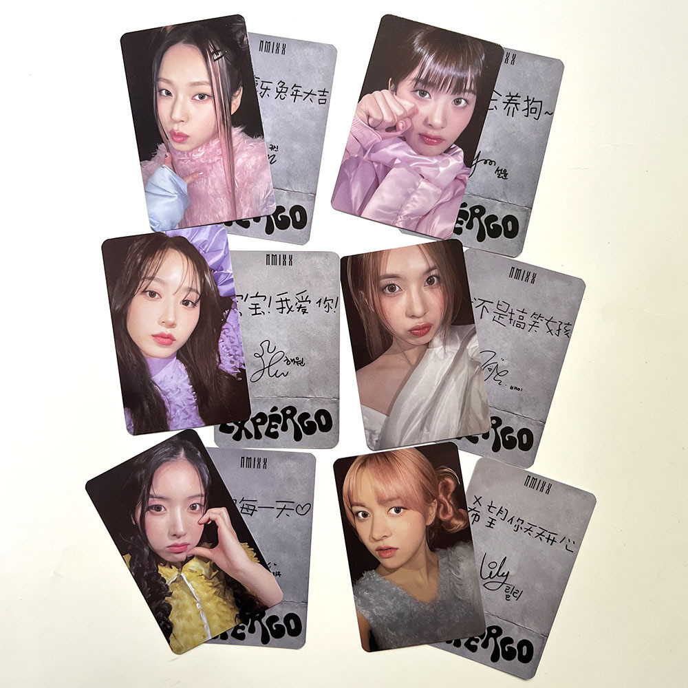 6 Chiếc NMIXX Photocards Expergo Album Fe3O4: BREAK DASH Lomo Cards LILY HAEWON SULLYOON BAE JIWOO KYUJIN Ảnh Bưu Thiếp Kpop YM