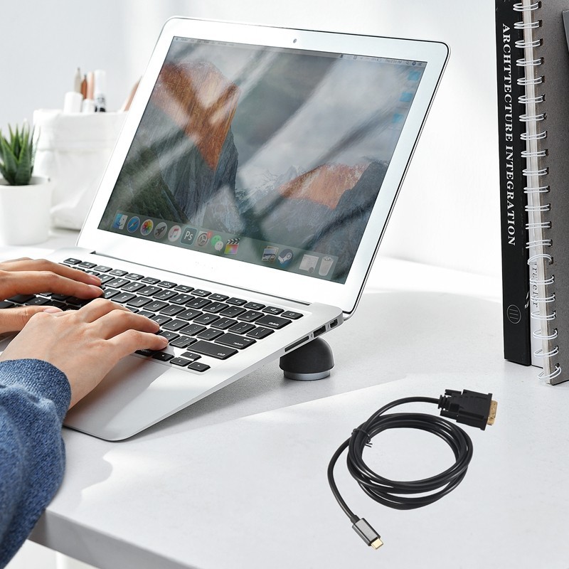 Cáp USB TYPE C sang DVI USB Type C sang DVI 24 + 1 4K 30Hz (6FT / 1.8M) cho 3 cho 2017 / 2016 Pro