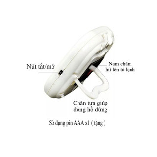 Đồng hồ điện tử để bàn đếm ngược bấm giờ hẹn nấu ăn, làm bánh, tập gym, chơi thể thao, học tập thông minh tiện lợi FETA