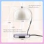 Vintage đầu giường đèn bàn dimmable hẹn giờ tan chảy hương thơm nến hương thơm cao cấp chuông lan (Không bao gồm nến)