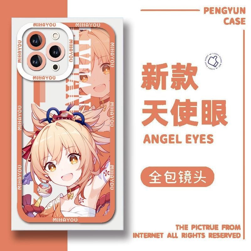 Ốp Điện Thoại Cho iPhone 11 Pro Max 7 8 Plus SE 2 3 X XS XR XSMAX Vỏ Điện Thoại Di Động Genshin Impact Game Anime Hoạt Hình Trong Suốt Dễ Thương Mềm Hợp Thời Trang TPU