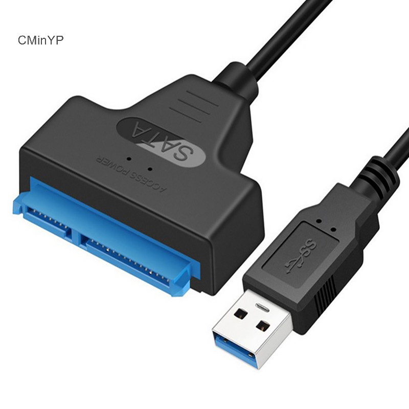 Cminyp USB 3.0 sang SATA 2.5 "Đầu đọc bộ chuyển đổi ổ cứng gắn ngoài cho cáp SSD HDD Glory