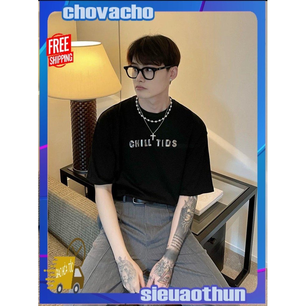 Áo thun Stee Cổ tròn in CHILL TIDS Localbrand ICVCVNI Unisex