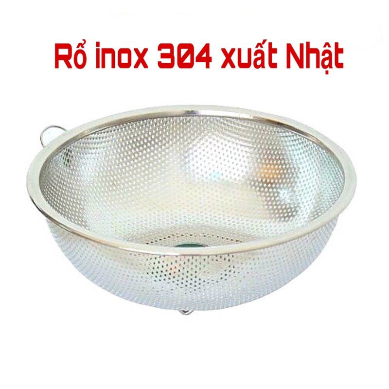 Rổ inox 304 đa năng lỗ lưới nhỏ dày | Shopee Việt Nam