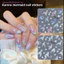 Nhãn dán móng tay đuôi cá Dreamy Long lanh Chất kết dính tăng cường lập thể giống như thật DIY Nail Art Người đam mê [làm đẹp]