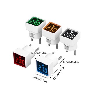 Máy kiểm tra điện áp gia đình CLI Máy đo vuông kỹ thuật số Máy đo điện 220V 230V cho gia đình
