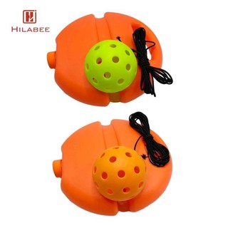 Hilabee Công cụ tập luyện bóng Pickleball Pickleball Rebounder Pickleball Ball có dây Di động Cải thiện tốc độ Pickleball cho người mới bắt đầu