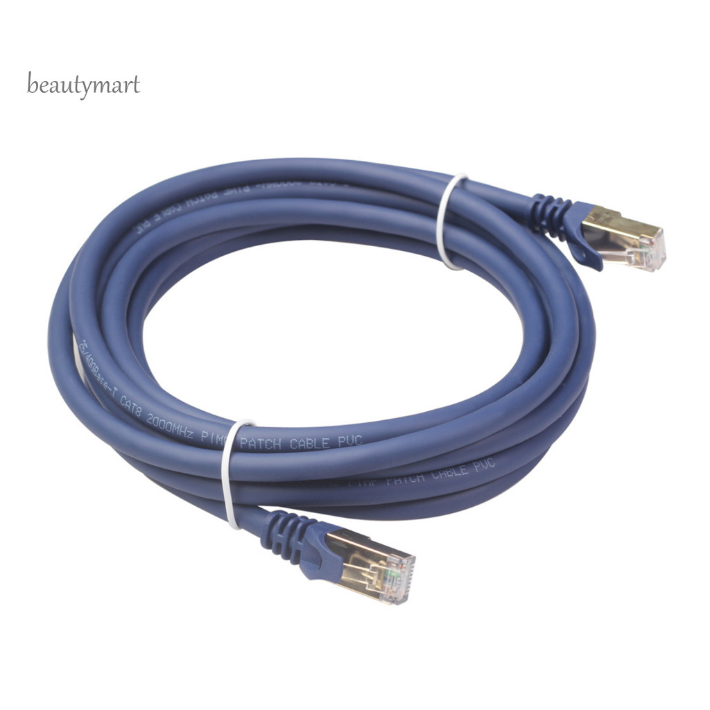 Dây cáp mạng Ethernet CAT8 100 / 300 / 500 / 1000cm 40Gbps cho PC ...