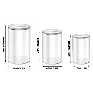 MIS Hiện Đại Acrylic Hộp Tiền Gửi Rõ Ràng Heo Đất Ngân Hàng Trang Trí Thân Thiện Với Người Dùng Ngân Hàng Tiền Xu Khuyến khích Tiết Kiệm Thói Quen Trong Everyon