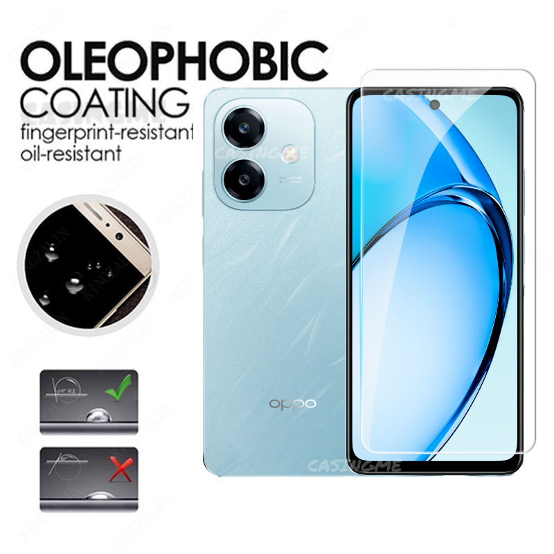 Oppo A3x 2024 kính cường lực full cover cho Oppo A3x 4G/5G, bảo vệ màn hình trước sau, kèm kính camera sau