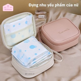 Túi đựng phụ kiện và mỹ phẩm nhỏ Twinkle little star da PU cao cấp dáng vuông