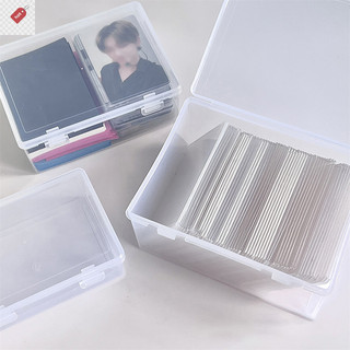 Alik PP Hộp Bảo Quản Trong Suốt Máy Tính Để Bàn Sắp Xếp Dung Tích Lớn Dán Hộp Bút Chì Đóng Gói Phụ Giá Đỡ Để Bàn Văn Phòng Phẩm Hộp Bảo Quản VN