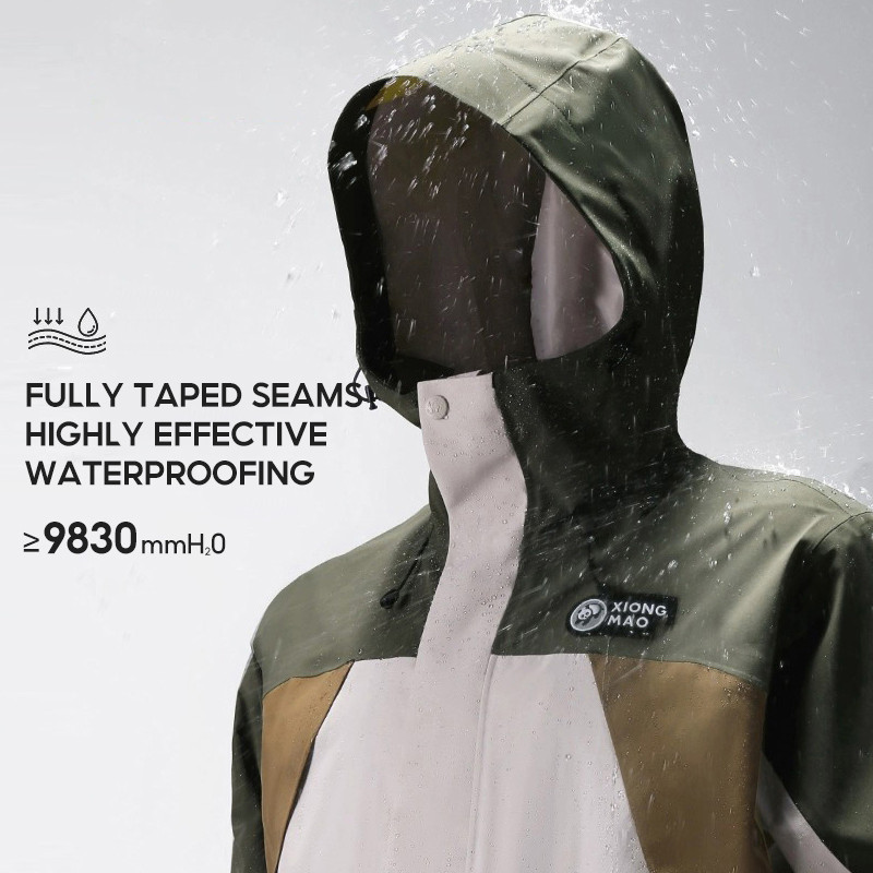 Ảnh Áo khoác một lớp CAMEL CROWN, Áo khoác chặn màu vỏ cứng chống thấm nước cho nam và nữ 2