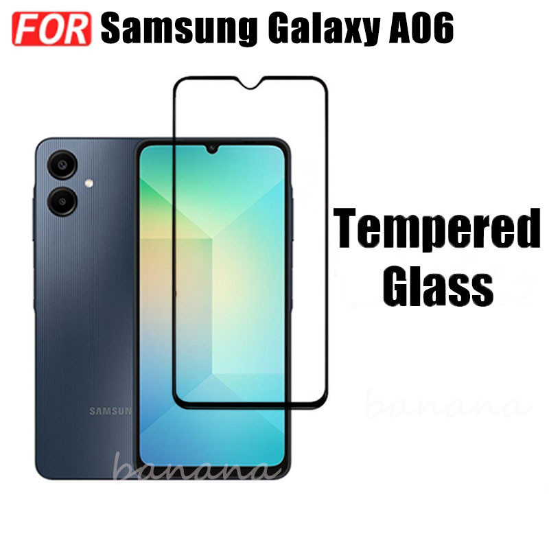 Phim Kính Cường Lực 3 TRONG 1 Samsung A06 Cho Samsung Galaxy A06 A 06 Full Cover Kính Bảo Vệ Màn Hình + Phim Ống Kính Máy Ảnh + Phim Mặt Sau