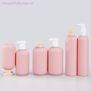 [Beautifulhome] Chai dầu gội bơm nhựa rỗng Chai mỹ phẩm chất lượng cao Bơm PP Chai có thể đổ lại Hộp bảo quản phòng tắm [làm đẹp]