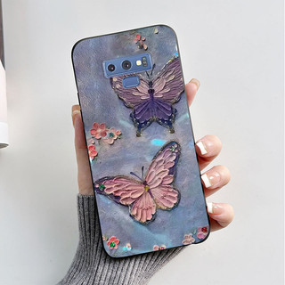 Dành Cho Samsung Galaxy Note 9 / Samsung Note 8 Ốp Lưng Mềm Mỏng Mờ Thời Trang Bướm Phi Hành Gia Kẹo Sơn Chống Sốc Ốp Lưng