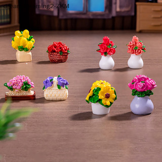 [dreamdreaming] 1 Máy Tính Để Bàn Trang Trí Ô Tô 1 / 12 Nhà Búp Bê Mi Plant Hoa Hồng Chậu Hoa Mẫu Đồ Nội Thất Trang Trí Nhà Phụ Kiện DIY [zkm]