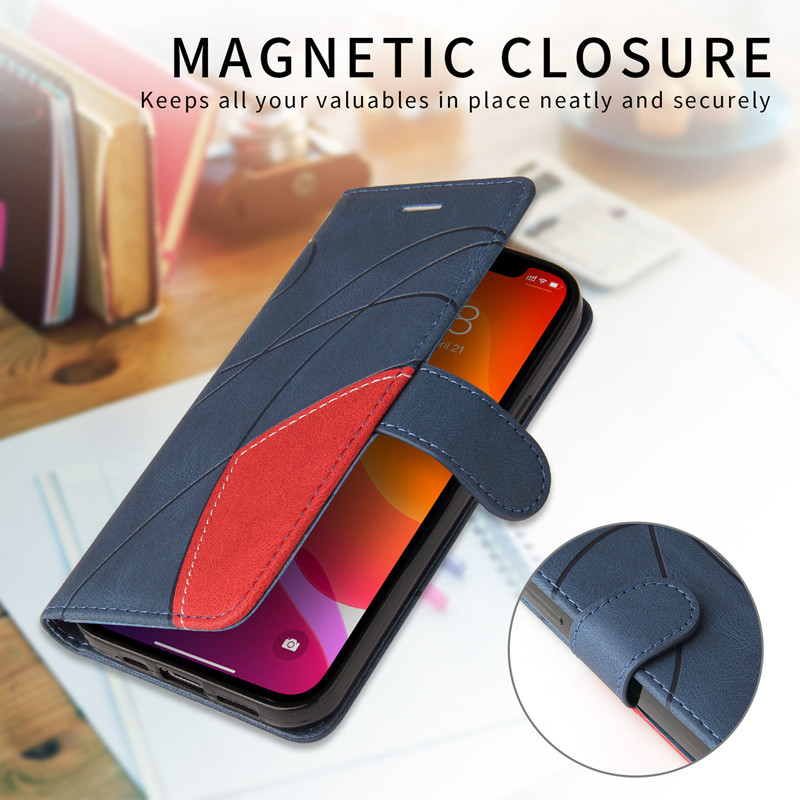 Ốp Ví Da Cho OPPO Reno 12 11 11F 10 9 8T 8 8z 7 7z 6z 5z 5 5F 4 4F 4z Pro Plus Lite 5G 4G Khe Cắm Thẻ Lật Vỏ Điện Thoại Chống Sốc